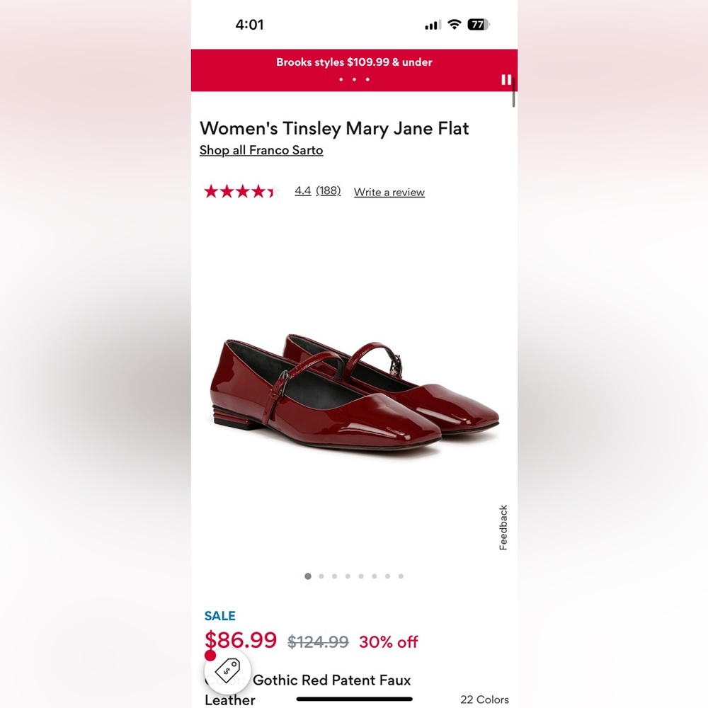 Tinsley Mary Jane Flat
